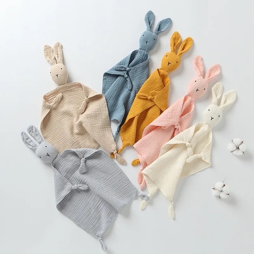 bunny organic baby towel