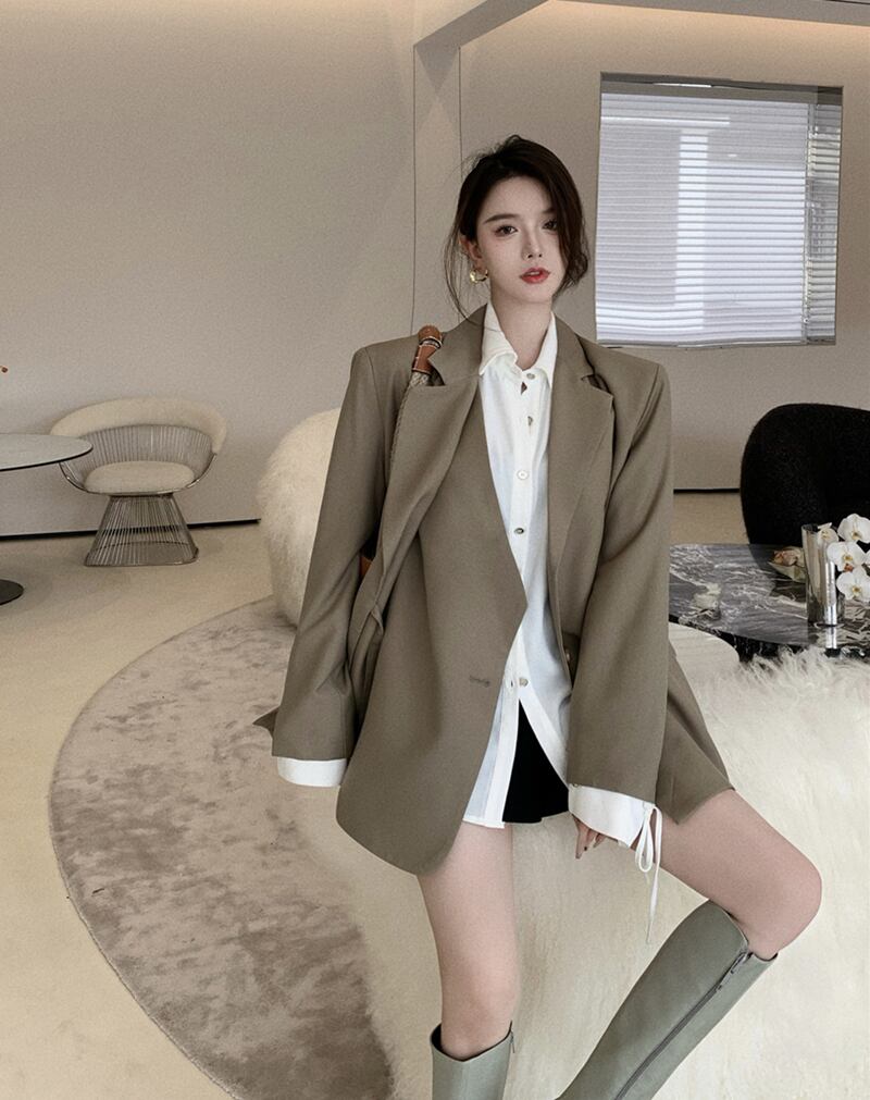 オータムジャケット ルーズレディース 秋物 ガールズファッション31083183558