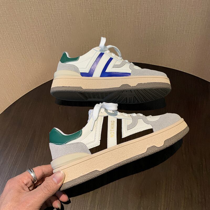 スプリングカジュアルレッドレース 靴 シューズ 春物 フェイクシューズ4909306840