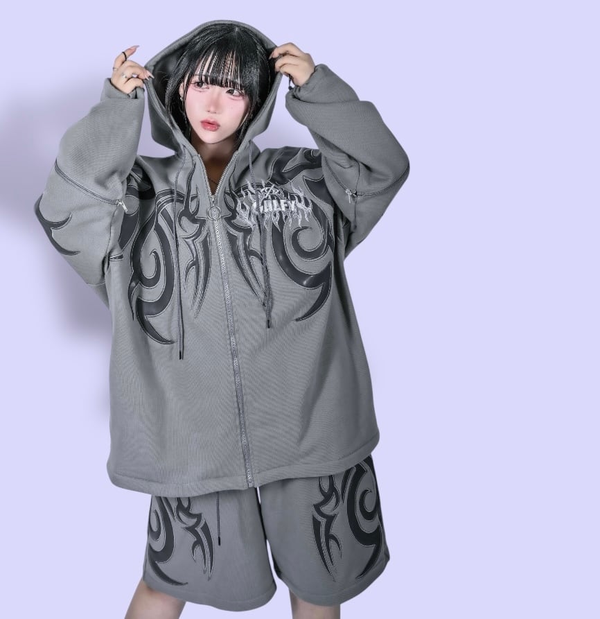 即納】「蹴威部族柄セットアップ」 | KRY clothing