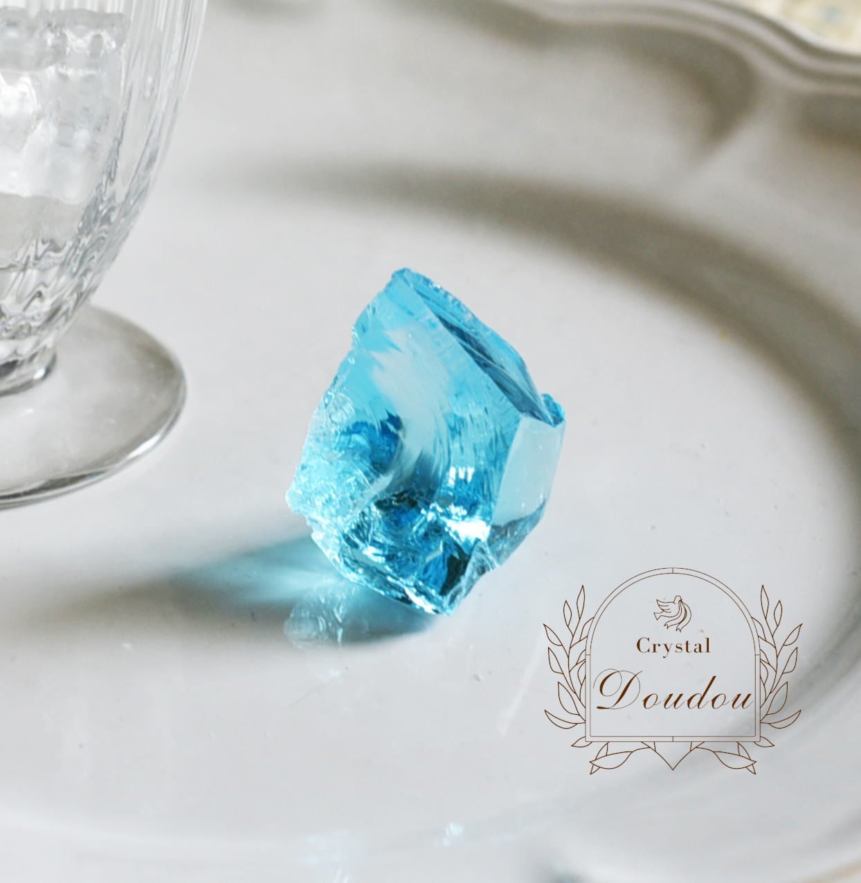 アンダラクリスタル エレトリックシアン〔sa3726〕 | Crystal doudou