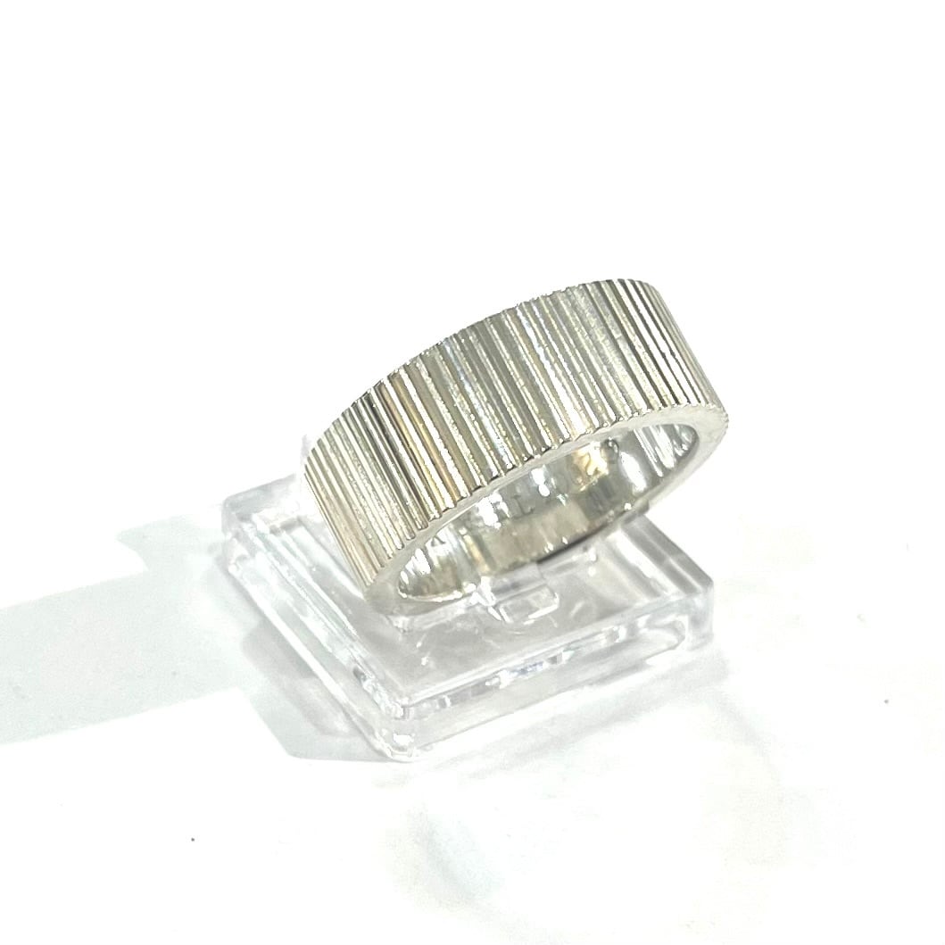 希少 【TIFFANY&CO】【15号】2776 コインエッジリング SV925シルバー