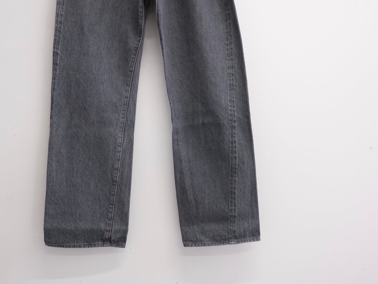 CIOTA” New Straight 5 Pocket denim Pants Medium Gray” | Lapel