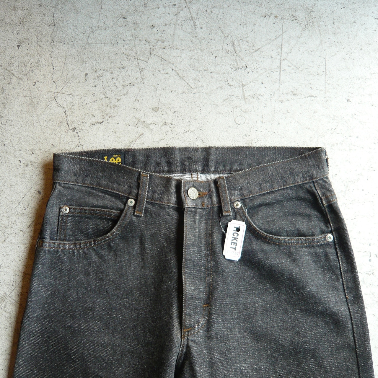 1980s Lee ブラックデニムパンツ W30L31