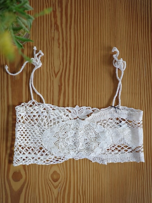 <vintage>remake lace bustier E