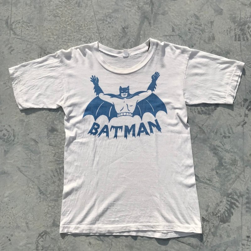 60's 70's BATMAN バットマン Tシャツ 染み込み VEE-KAY パキ綿