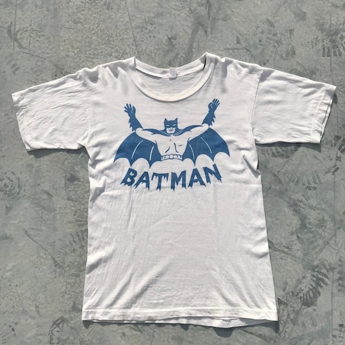 60's 70's BATMAN バットマン Tシャツ 染み込み VEE-KAY パキ綿 パロディー ブート BATFINK M 希少 レア ヴィンテージ