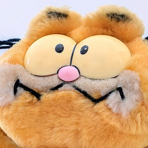 ☆ VINTAGE 1980年代初期 ☆【 Garfield ( ガーフィールド ) 】『 GARFIELD ATTACK CAT 』吸盤付きぬいぐるみ プラッシュ plush 1980年代年製 〚アメリカン雑貨 アメトイ〛