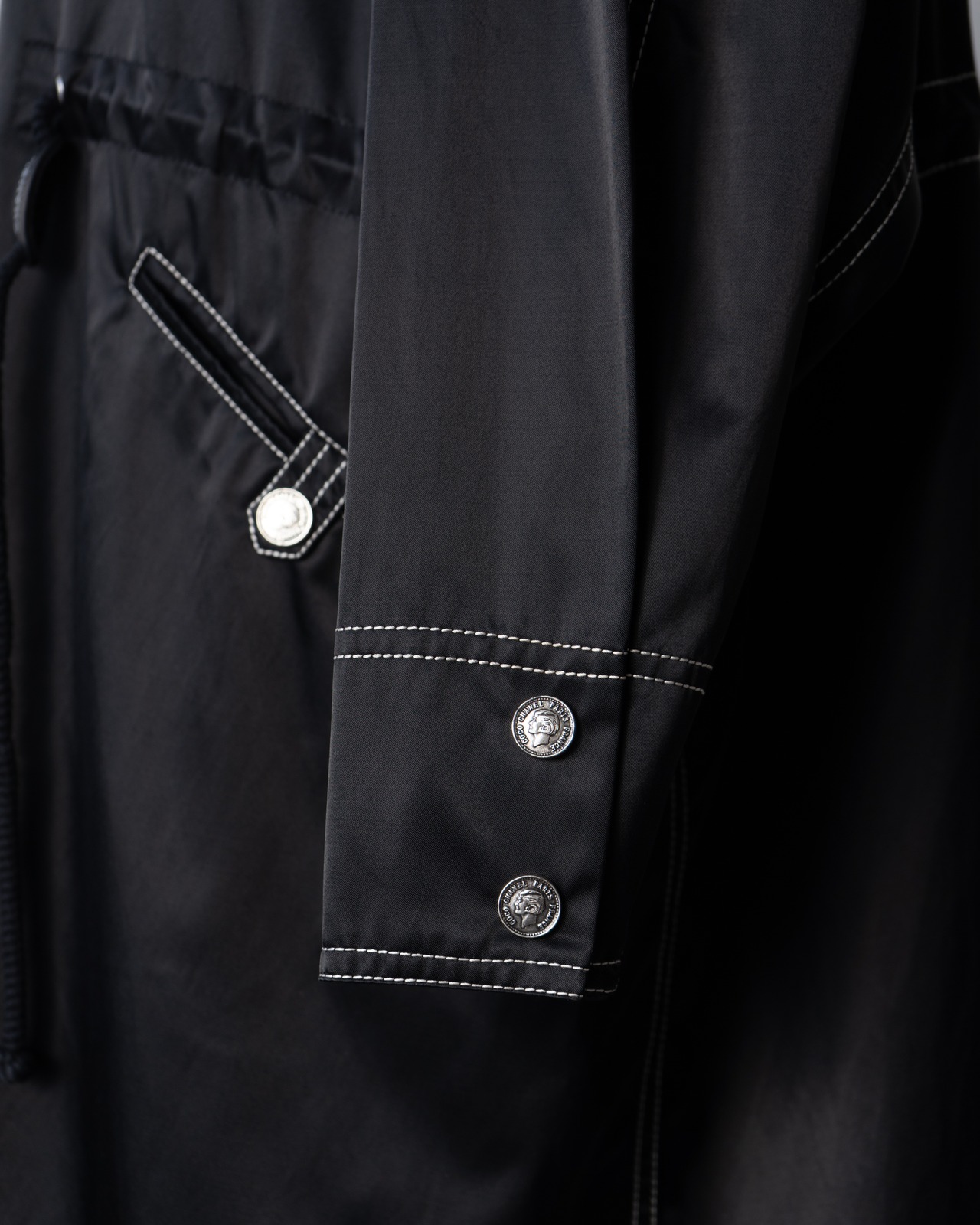 〈CHANEL〉Hooded long coat