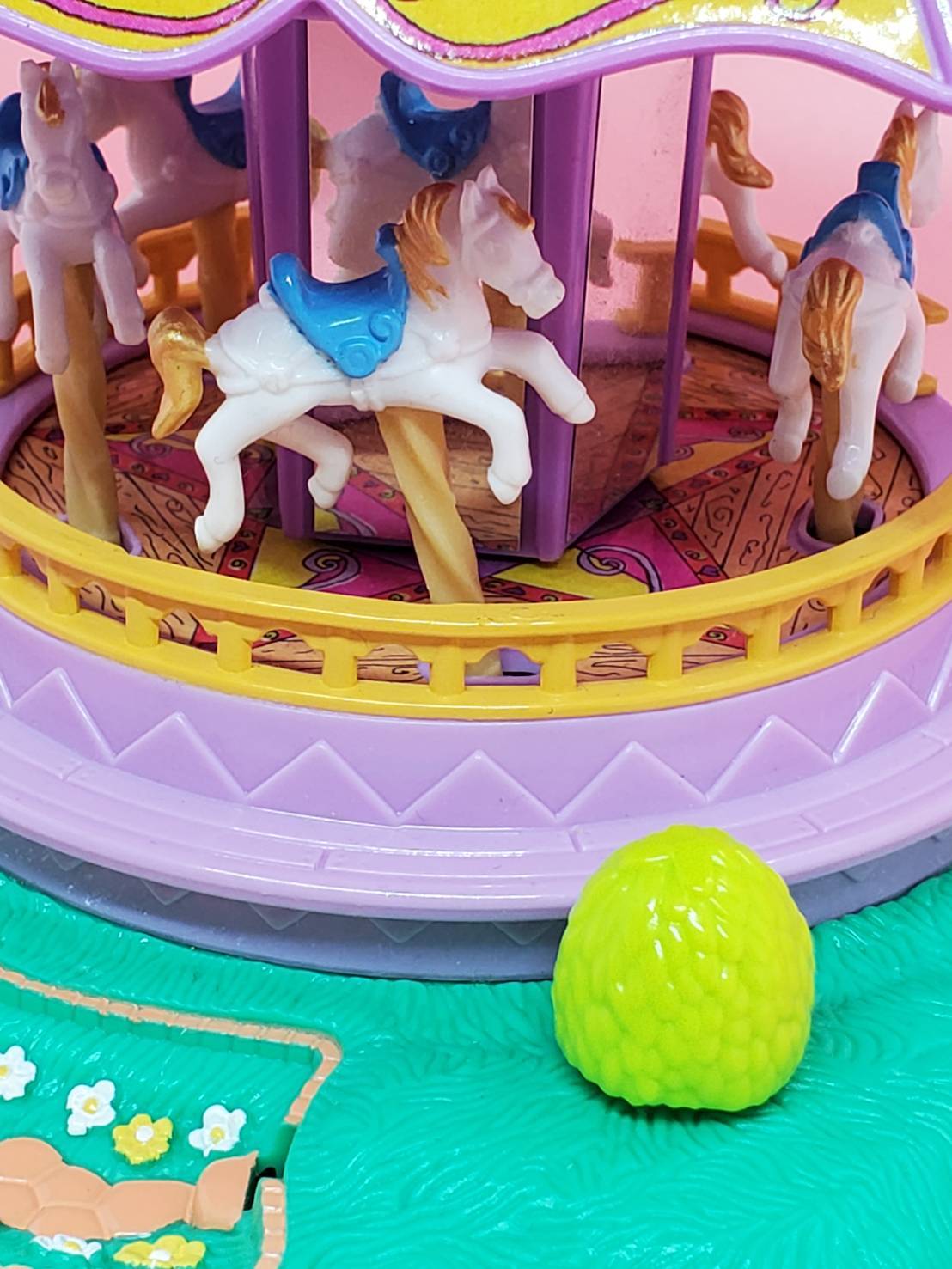 オープンカフェのメリーゴラウンド ほぼ完品 1996年 ゆうえんちの国シリーズ