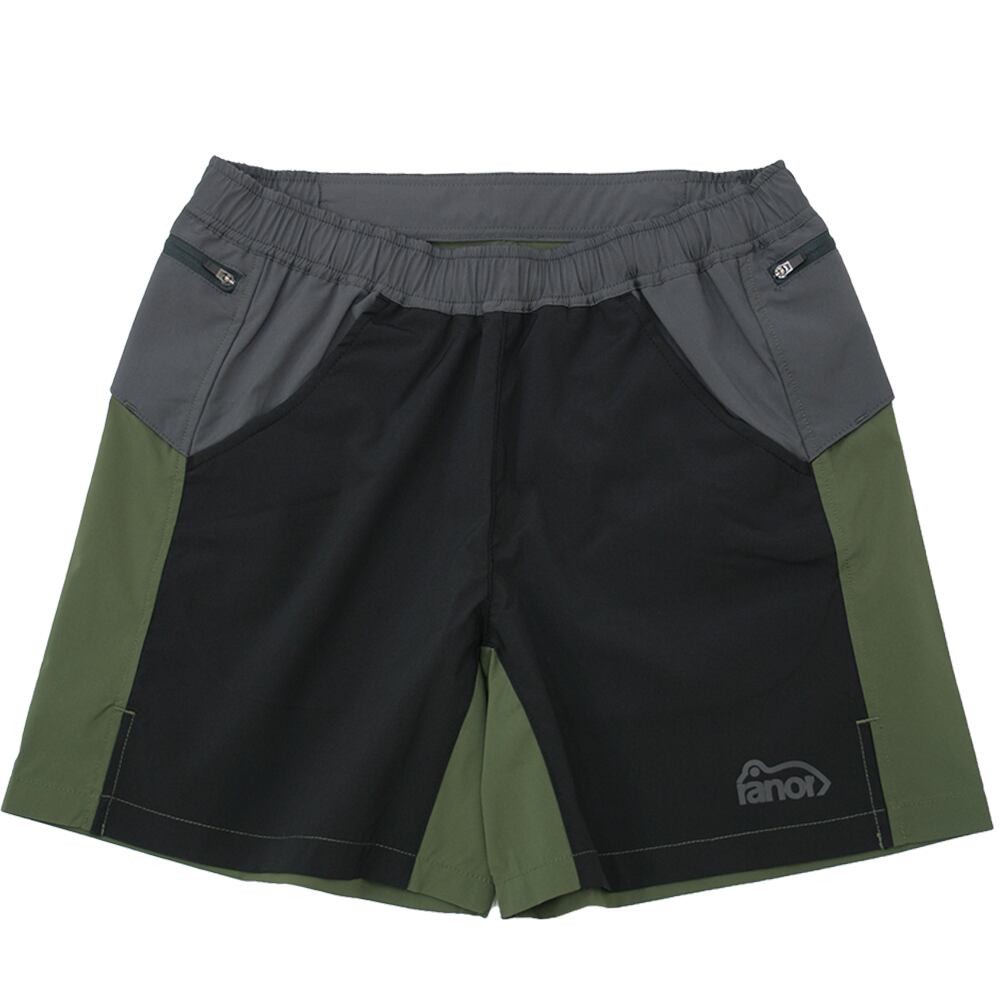 ranor(ラナー) CRAZY MIDDLE SHORTS BLACK | play field mountain