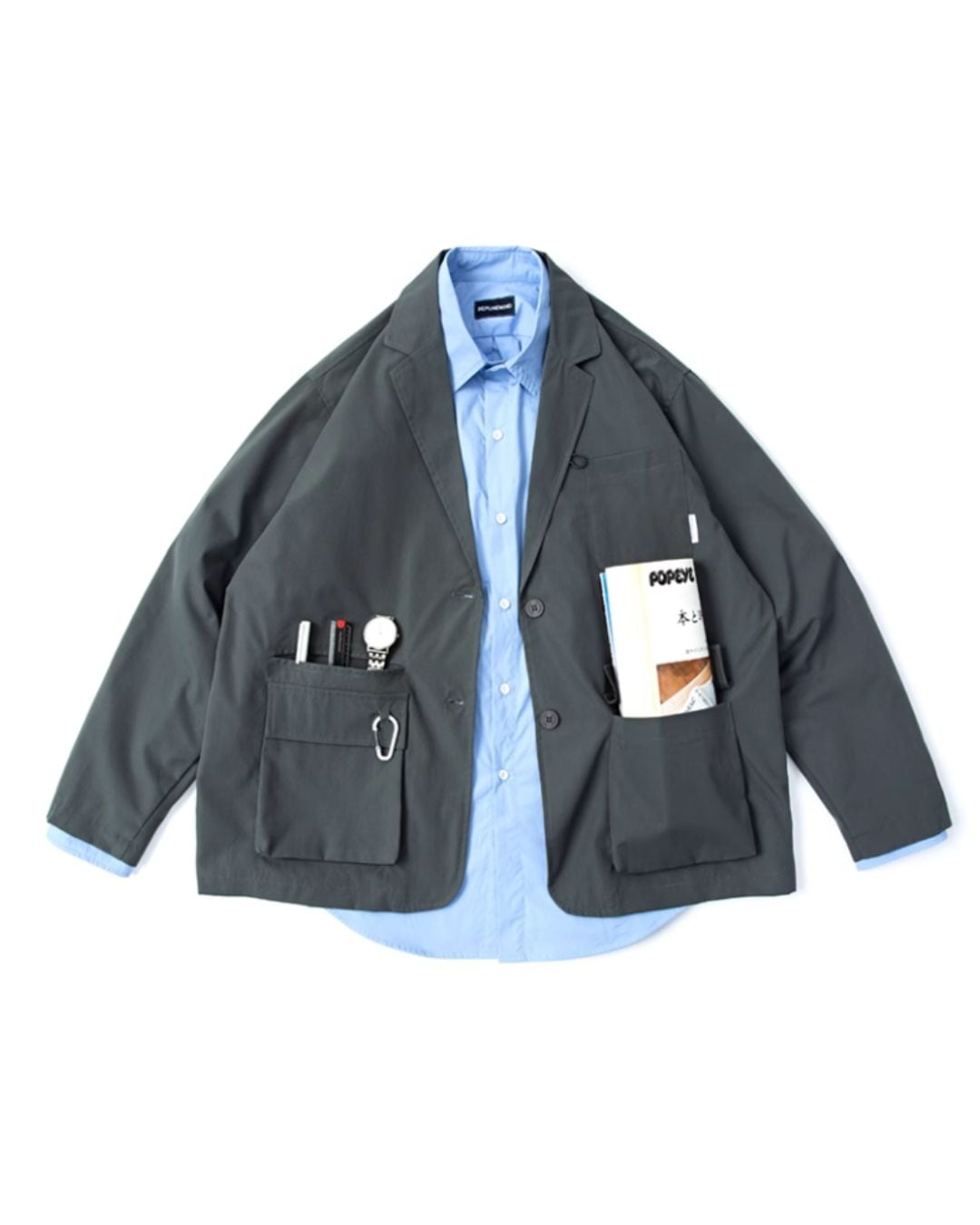 マルチポケットテーラードジャケット S0137