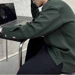 袖メタルポイントロングTシャツ　1213