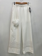 boussole  Lace切替  パンツ