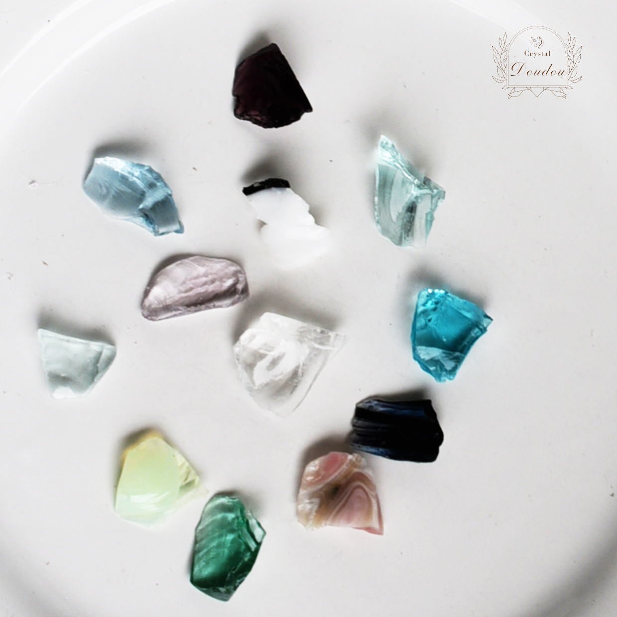 希少 アンダラクリスタル ピンク ブルー グリーン パープル イエロー 等 アンダラクリスタル・色別 | Crystal doudou☽○☽アンダラクリスタル