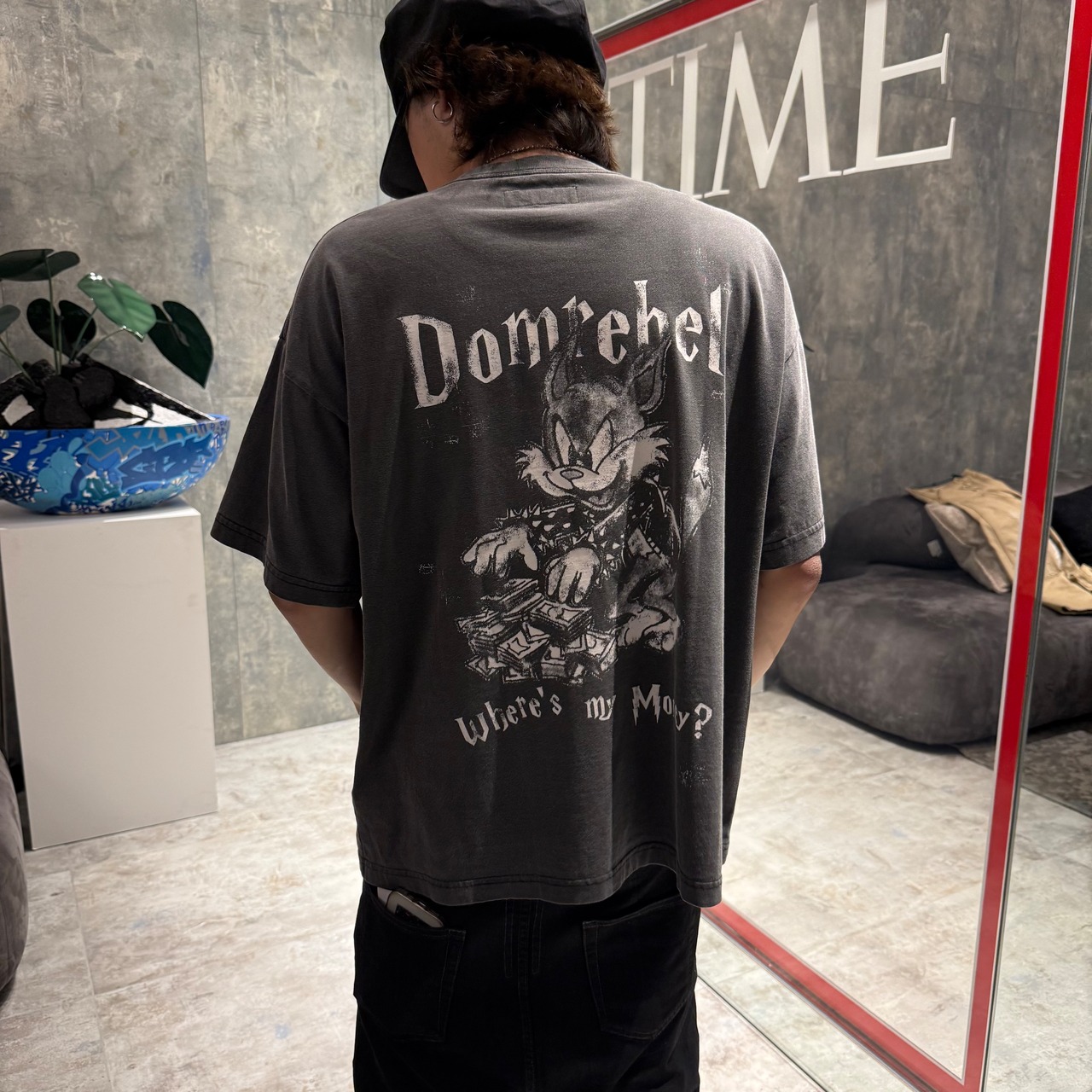 【DOMREBEL】COLLECT - T-SHIRT FADED BLACK - 10