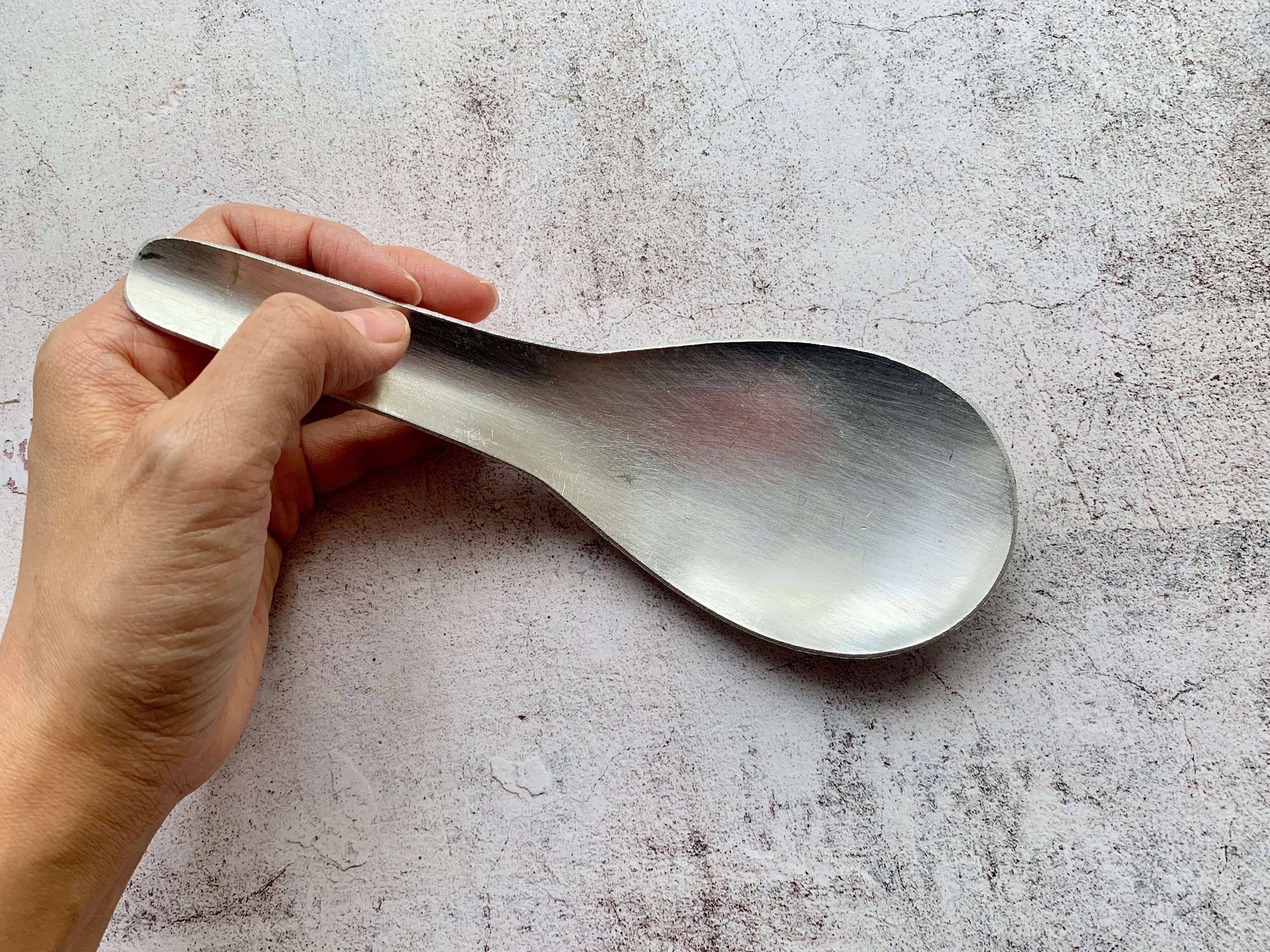 アルミのレンゲ