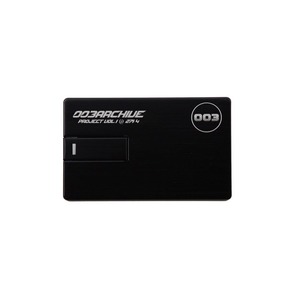 [003ARCHIVE] METAL CARD USB 8GB BLACK 正規品 韓国ブランド 韓国通販 韓国代行 韓国ファッション