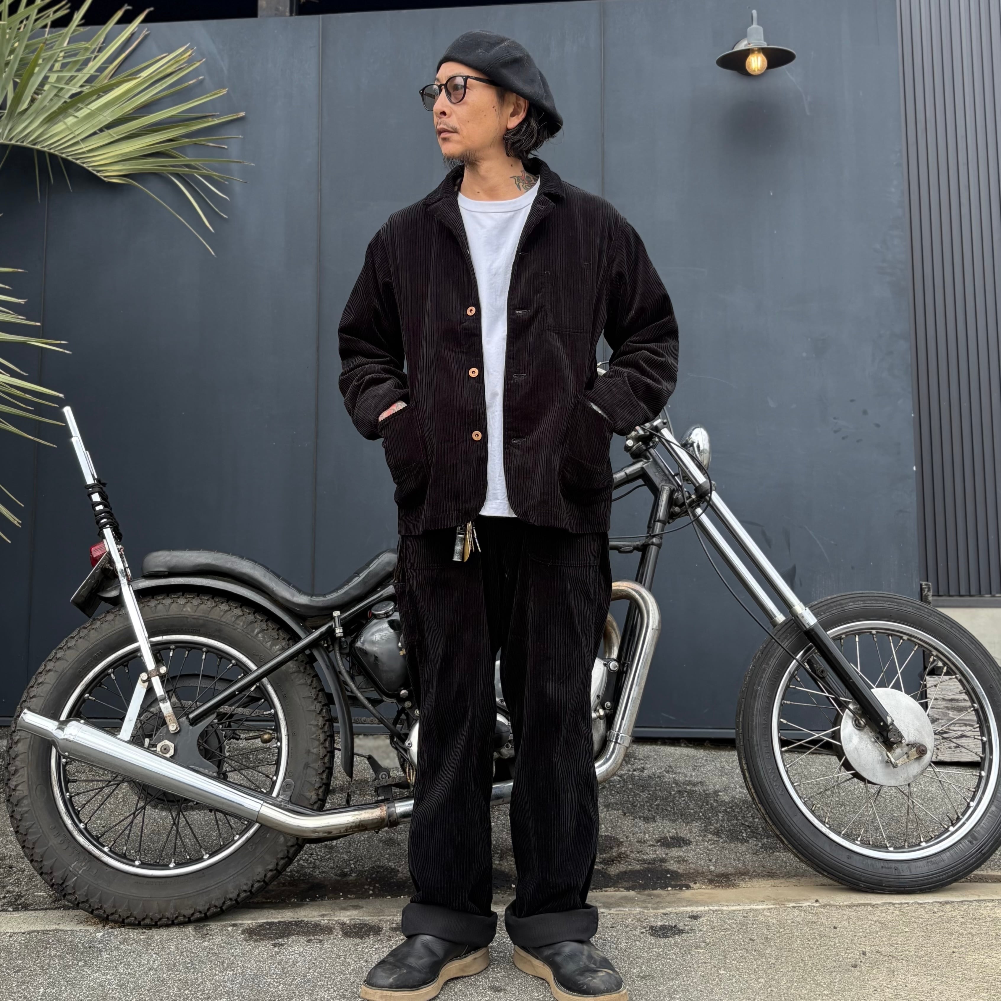 コーデュロイジャケット カバーオール ワークジャケット メンズ