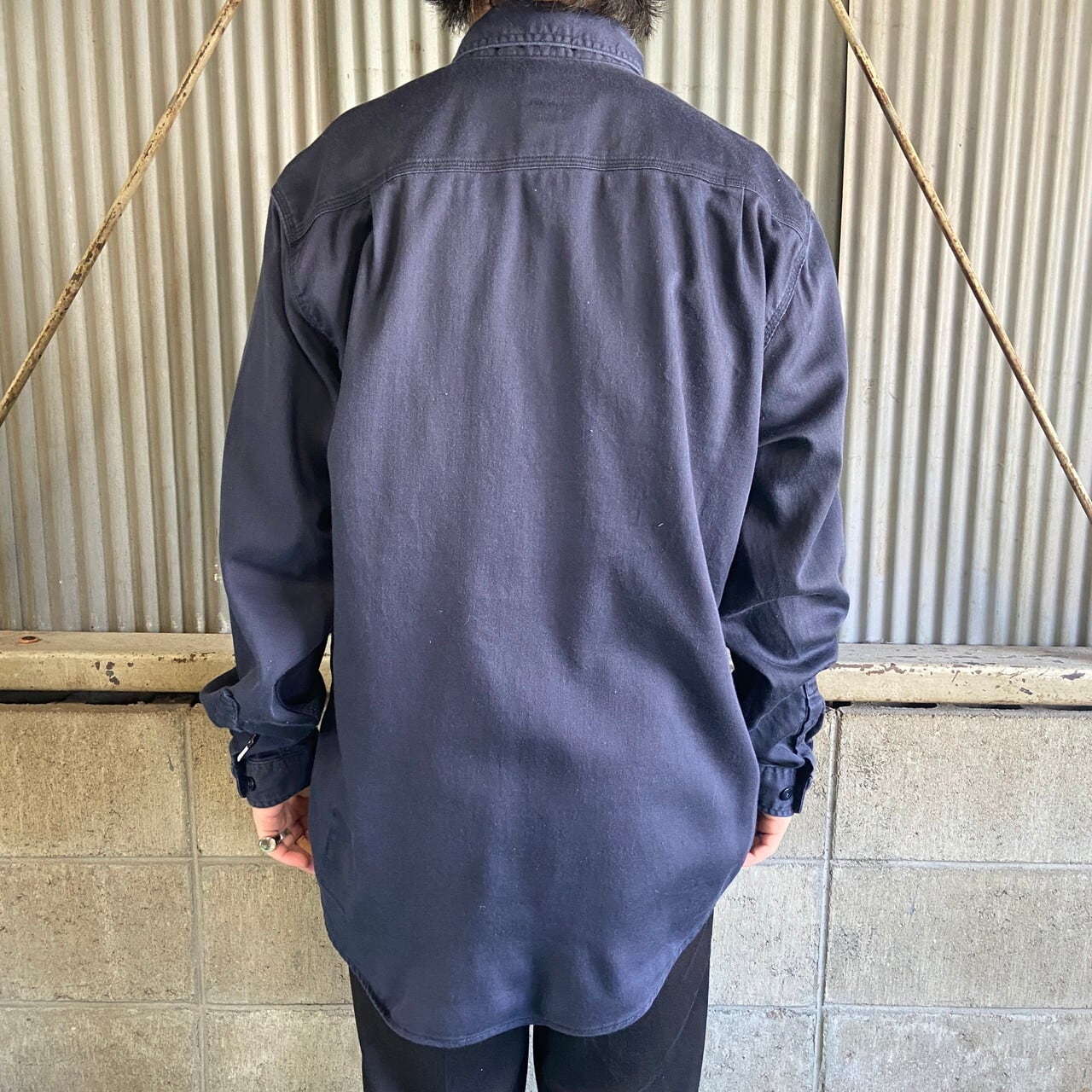 Carhartt カーハート FR ボタンダウン 企業ロゴ刺繍 長袖 ワークシャツ