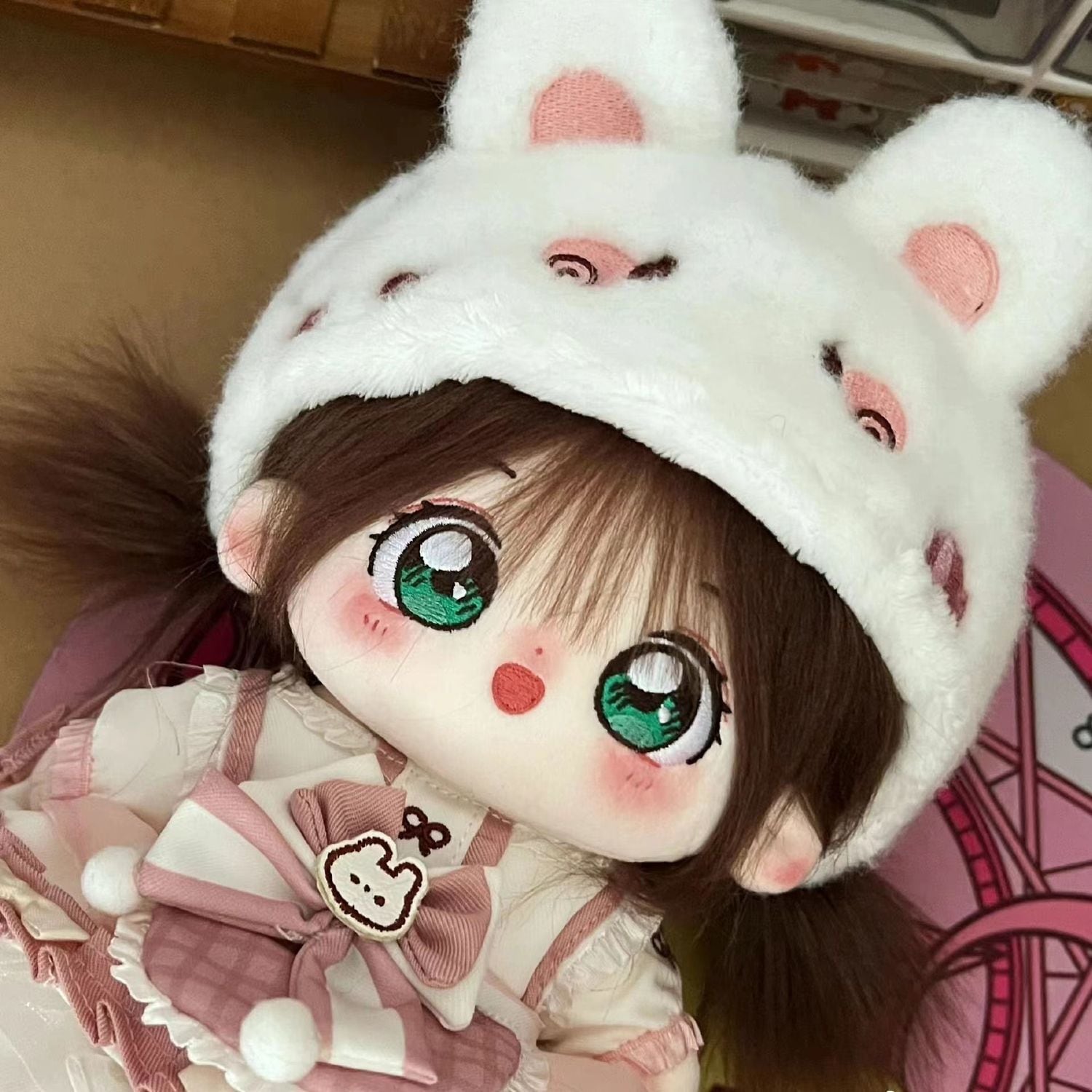 20CM ぬいぐるみ 無属性 着せ替え人形コットンドール 綿人形 桜 20CM ぬいぐるみ 無属性 着せ替え人形コットンドール 綿人形 桜