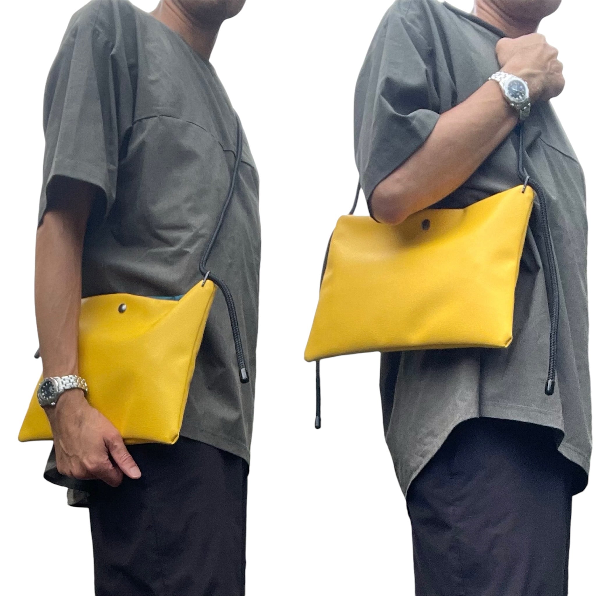 江戸サコッシュ ヨコナガ/イエロー | 七三