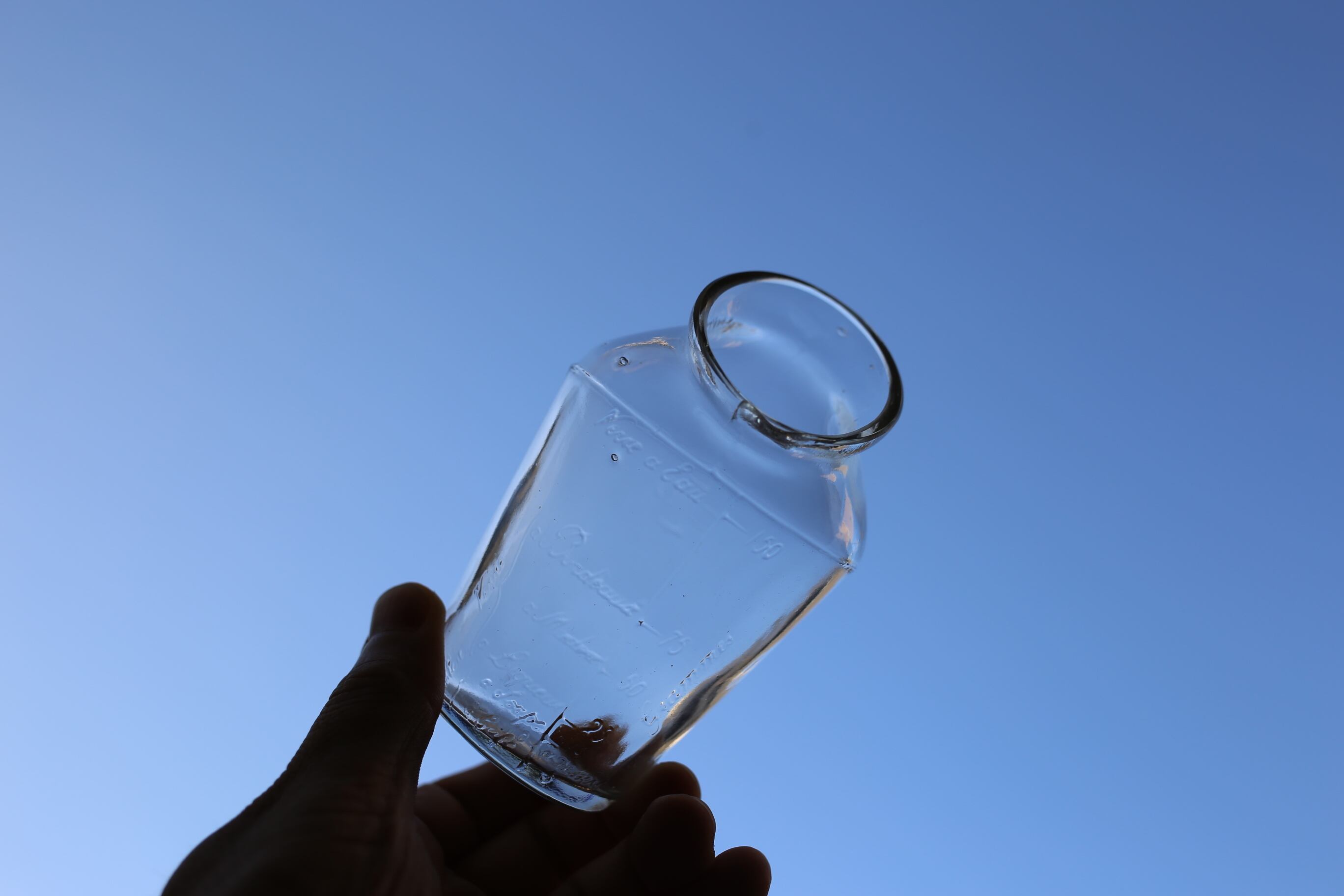 フランス アンティーク ヴィンテージ 計量グラス メジャーカップ N-00674