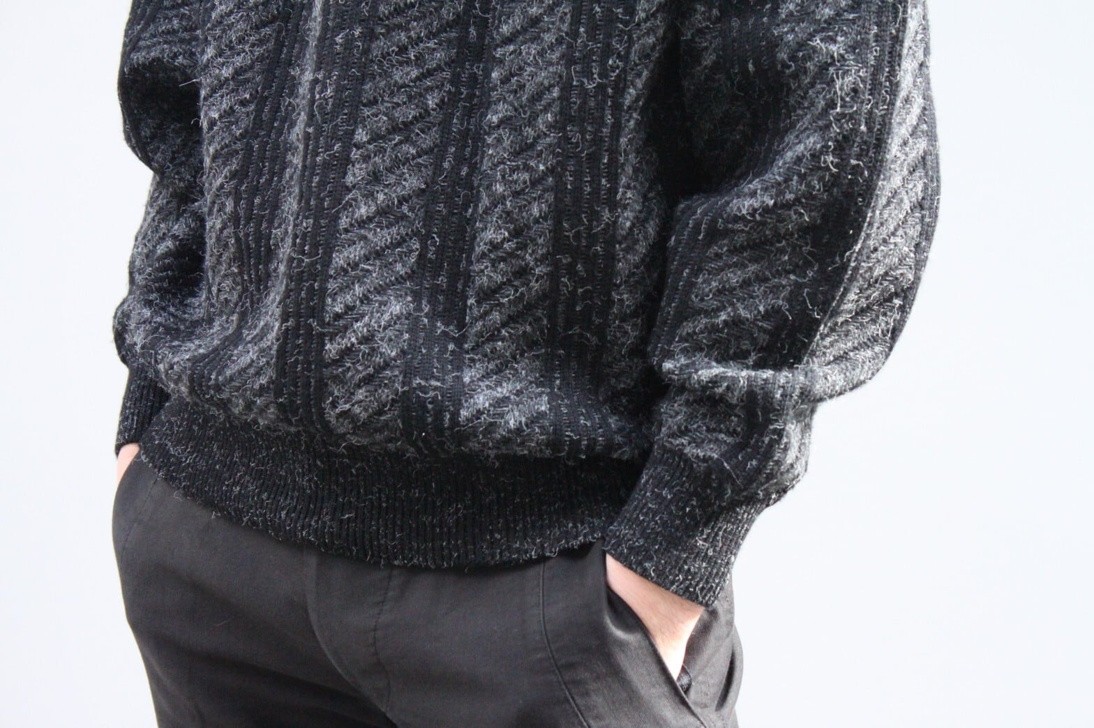 80s (82~89) ISSEY MIYAKE Wool Design Knit 筆タグ | VOLAR 80s (82~89) ISSEY MIYAKE Wool Design Knit 筆タグ | VOLAR