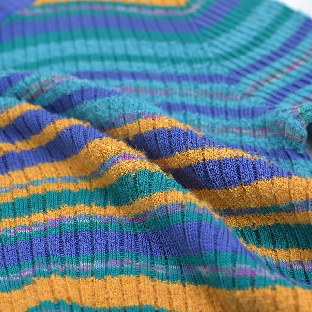 90s～ イタリア製 MISSONI SPORT ミッソーニスポーツ マルチボーダー