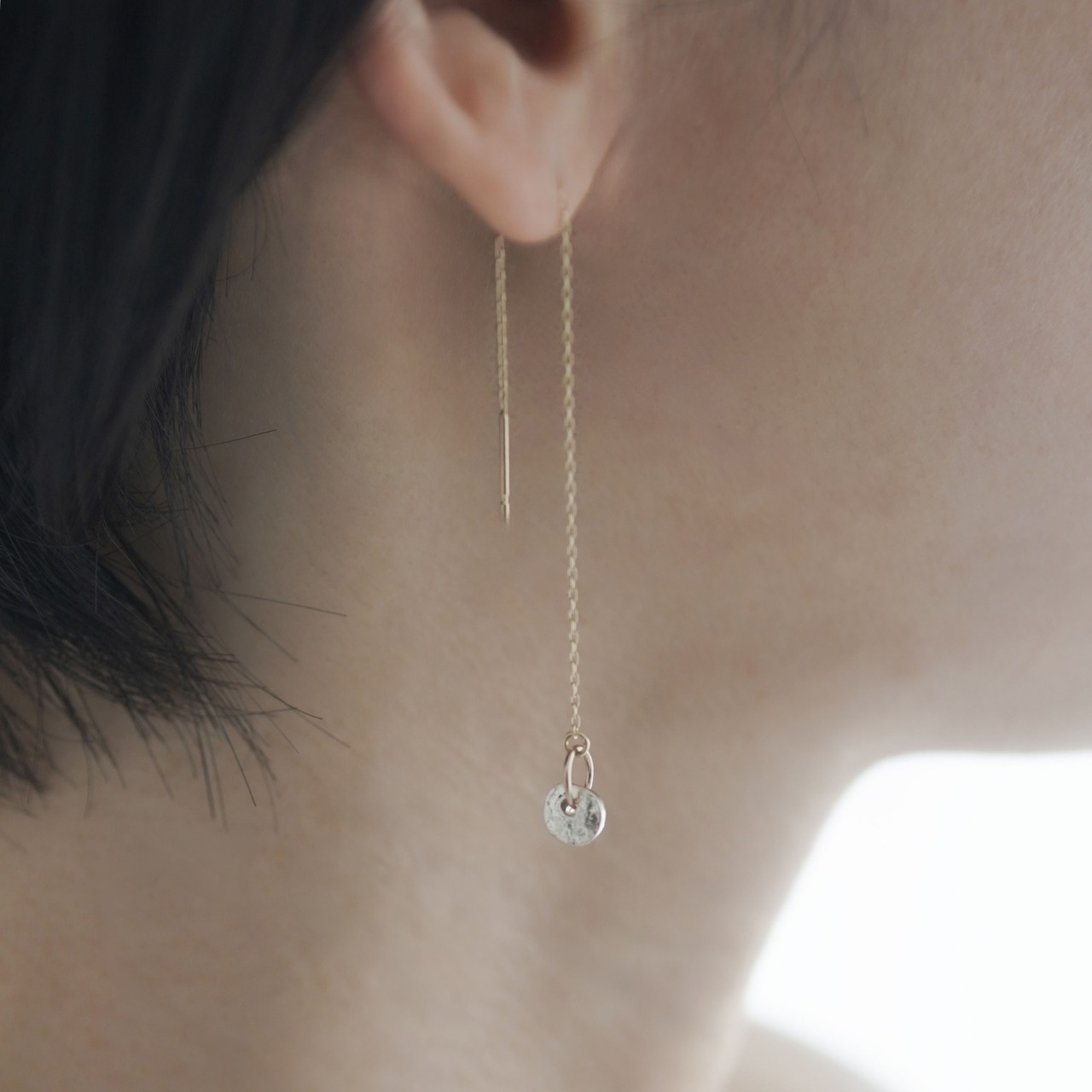 shizuku    　（SV・K10YG）　Pierced　earrings