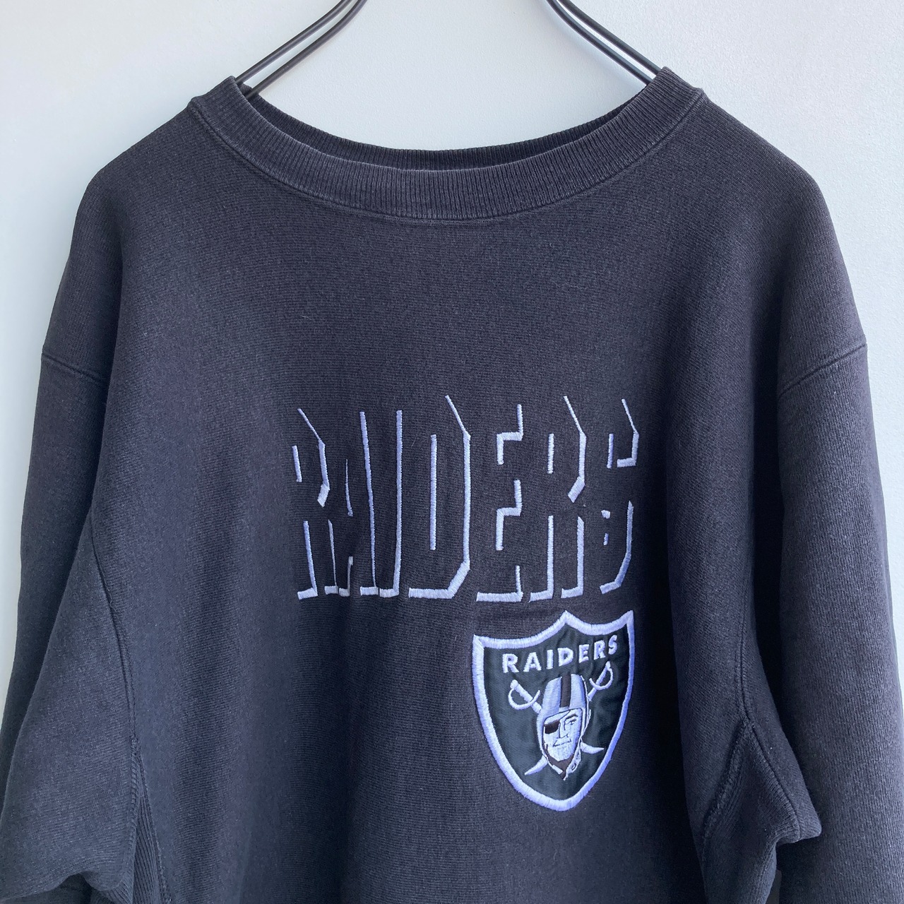 Champion Reverse Weave スウェット Raiders ブラック USA製 90s
