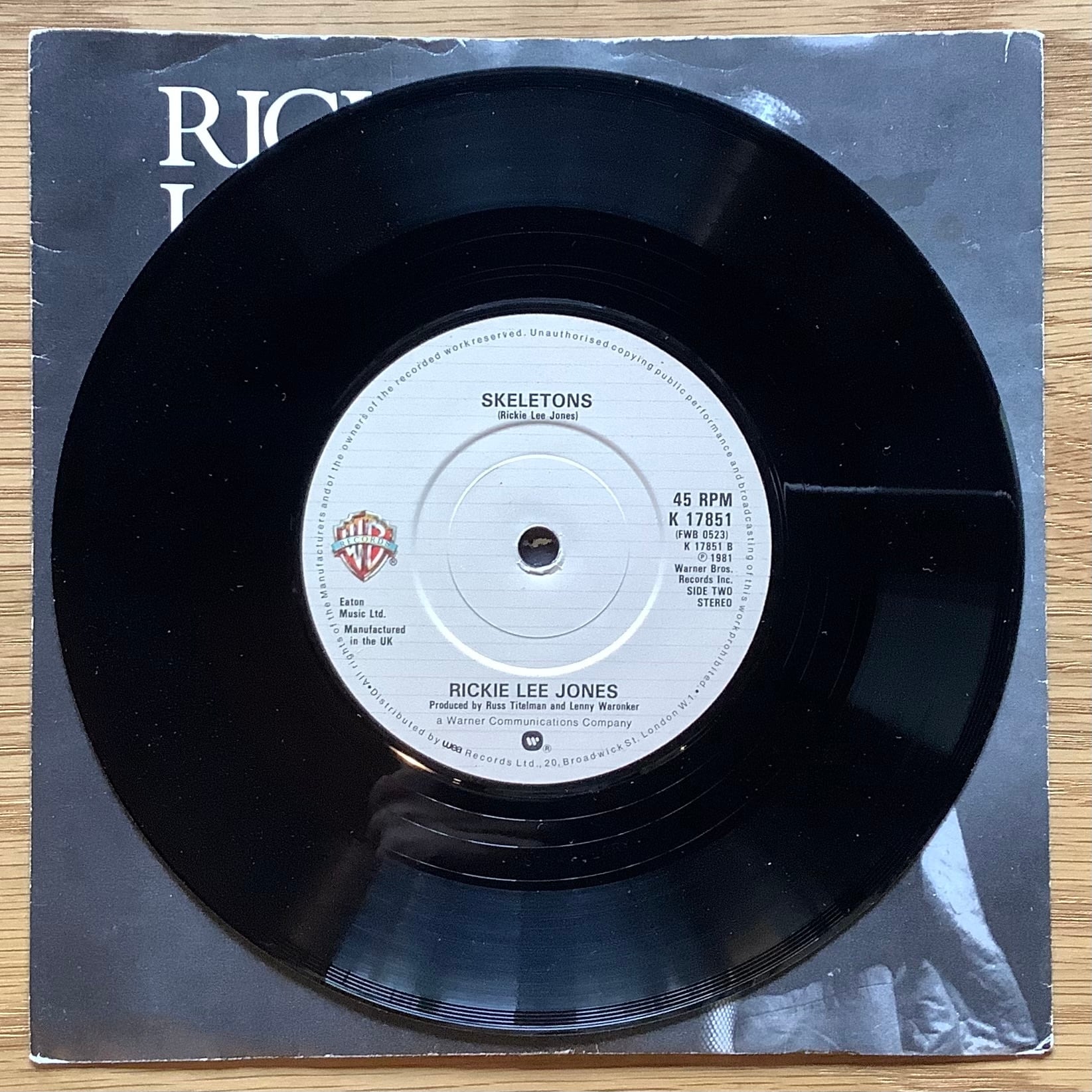 RICKIE LEE JONES / A: WOODY & DUTCH ON THE SLOW TRAIN TO PEKING