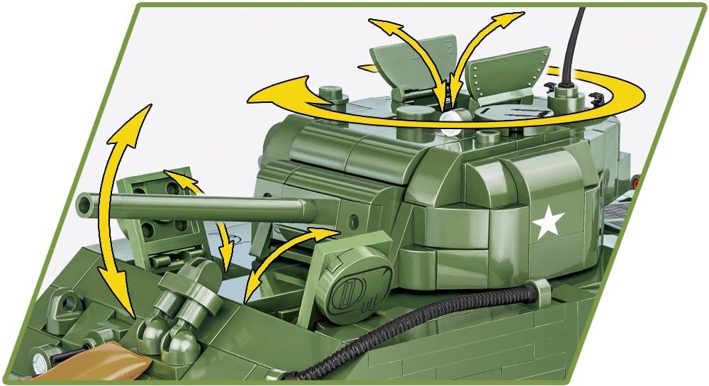 COBI #2570 M4A3シャーマン (Sherman M4A3) | ミリタリーブロック公式