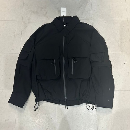CLESSTE クレスト LIGHT SHELL DETACHABLE WADING SHIRT JACKET ジャケット CLS-JK-2408 ブラック size:F【中目黒A06】