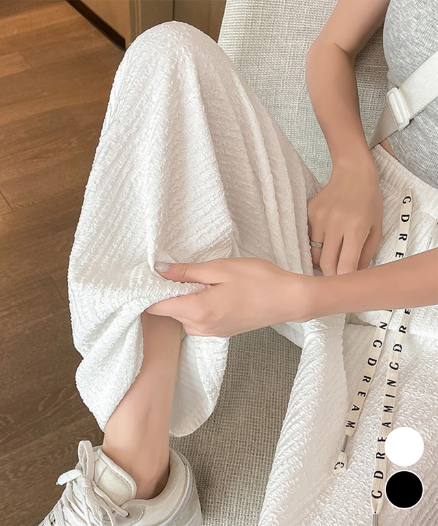 ハイウエストワイドパンツ