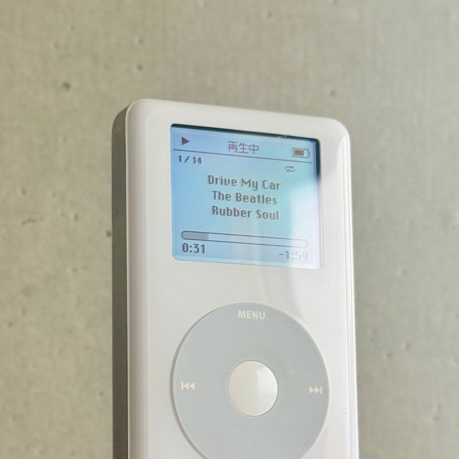 1台限定】Apple 第4世代 iPod (モノクロ) SSD化 ＋ 3000mAh モンスター