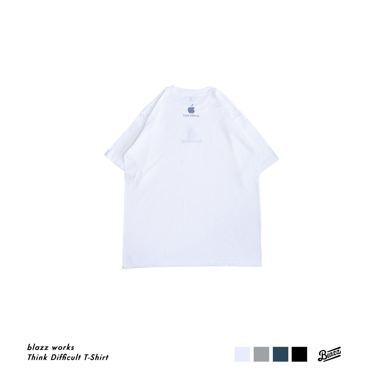 Think Difficult T-Shirt [WHITE]
