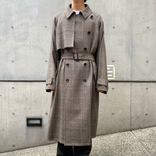 Stein シュタイン　ST. AW LAY OVERSIZED OVERLAP COAT トレンチコート 　SIZE　M　 タグ付き代官山   ブランド古着Brooch powered by BASE