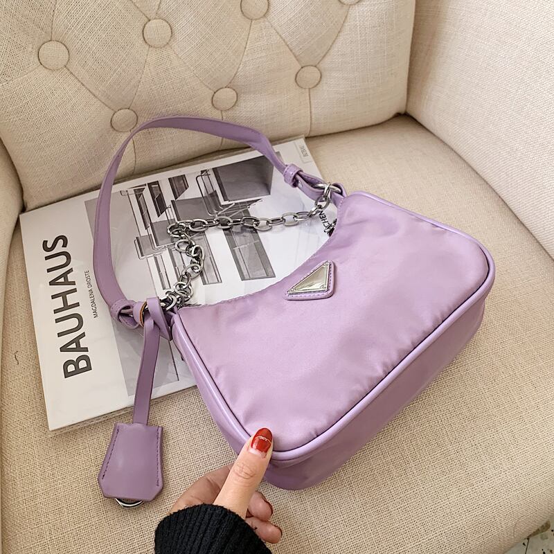 シンプルなシングルショルダースモールバッグメスバッグ2020人気の新しいトレンディなファッションメッセンジャーバッグインワイルドレディアンダーアームバッグ 手作りハンドバック33145397863