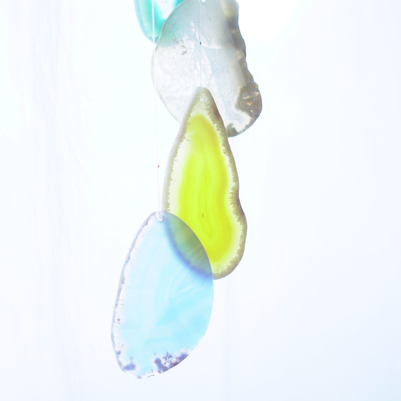 Campari Orange 02 - アゲートヒーリングチャイム / Agate Sun Catcher Wind Chime 877