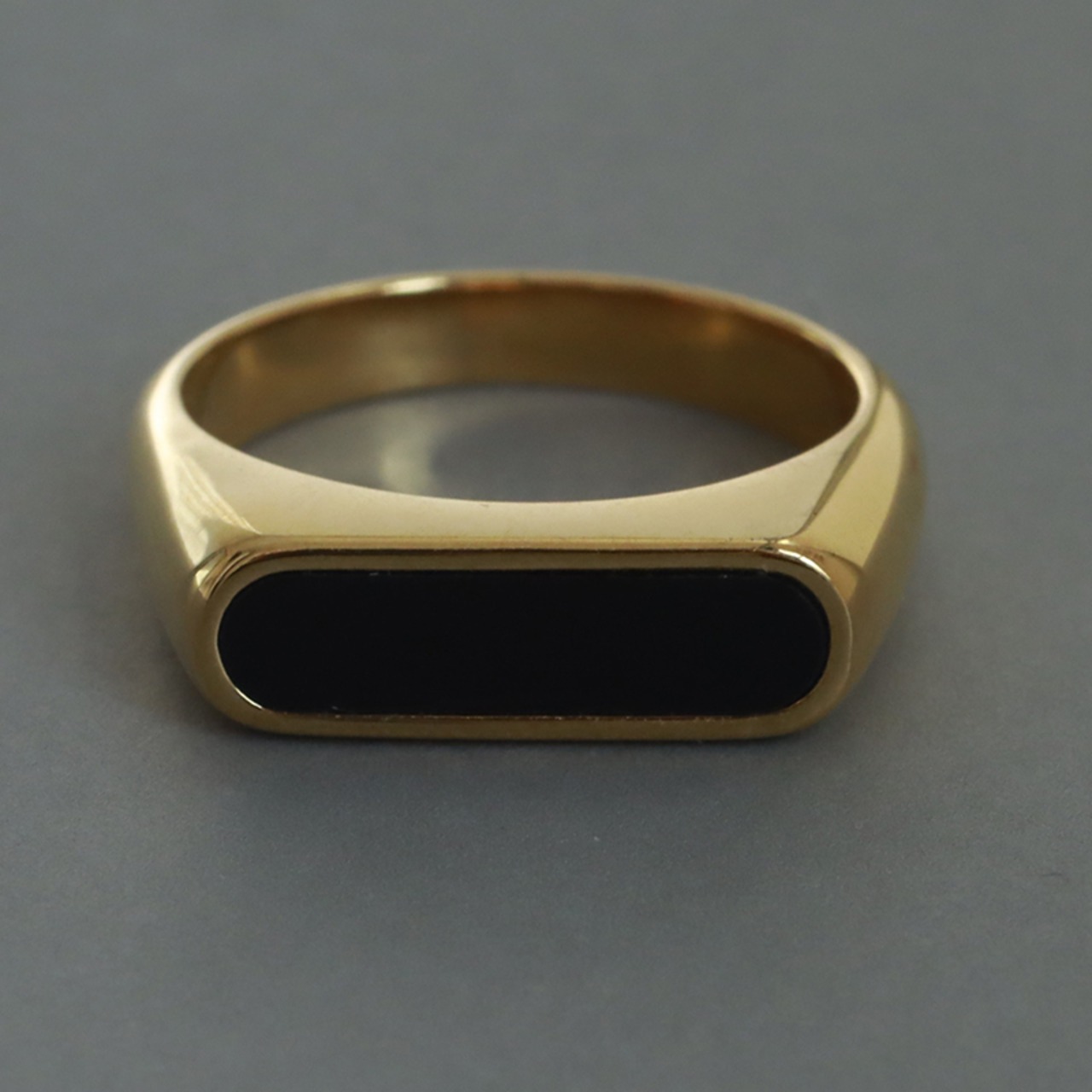 【ネコポス便】リング スクエアカラーリング シンプル　1822