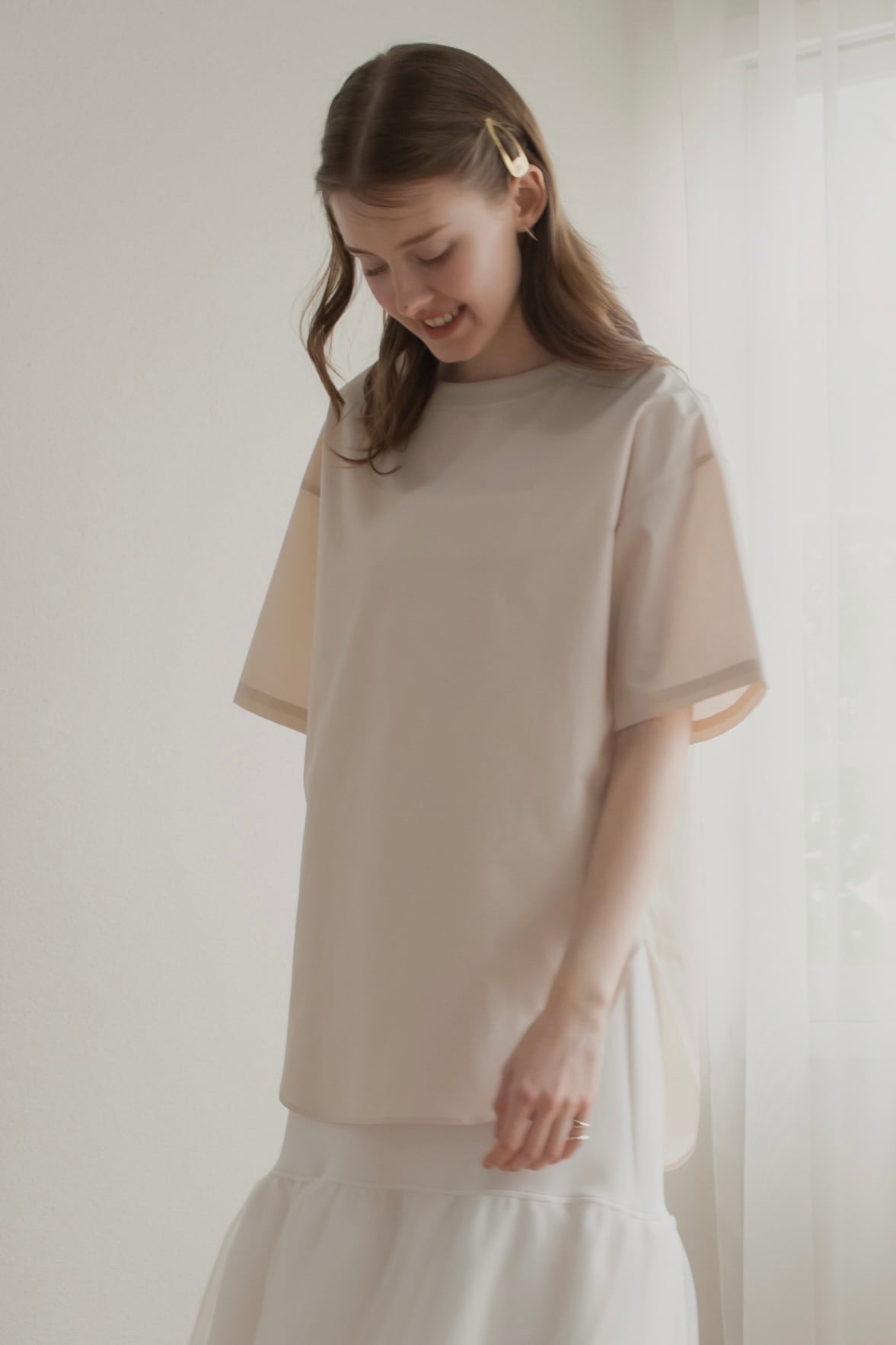 long blouse tee【在庫調整】3〜7日営業日 | pois