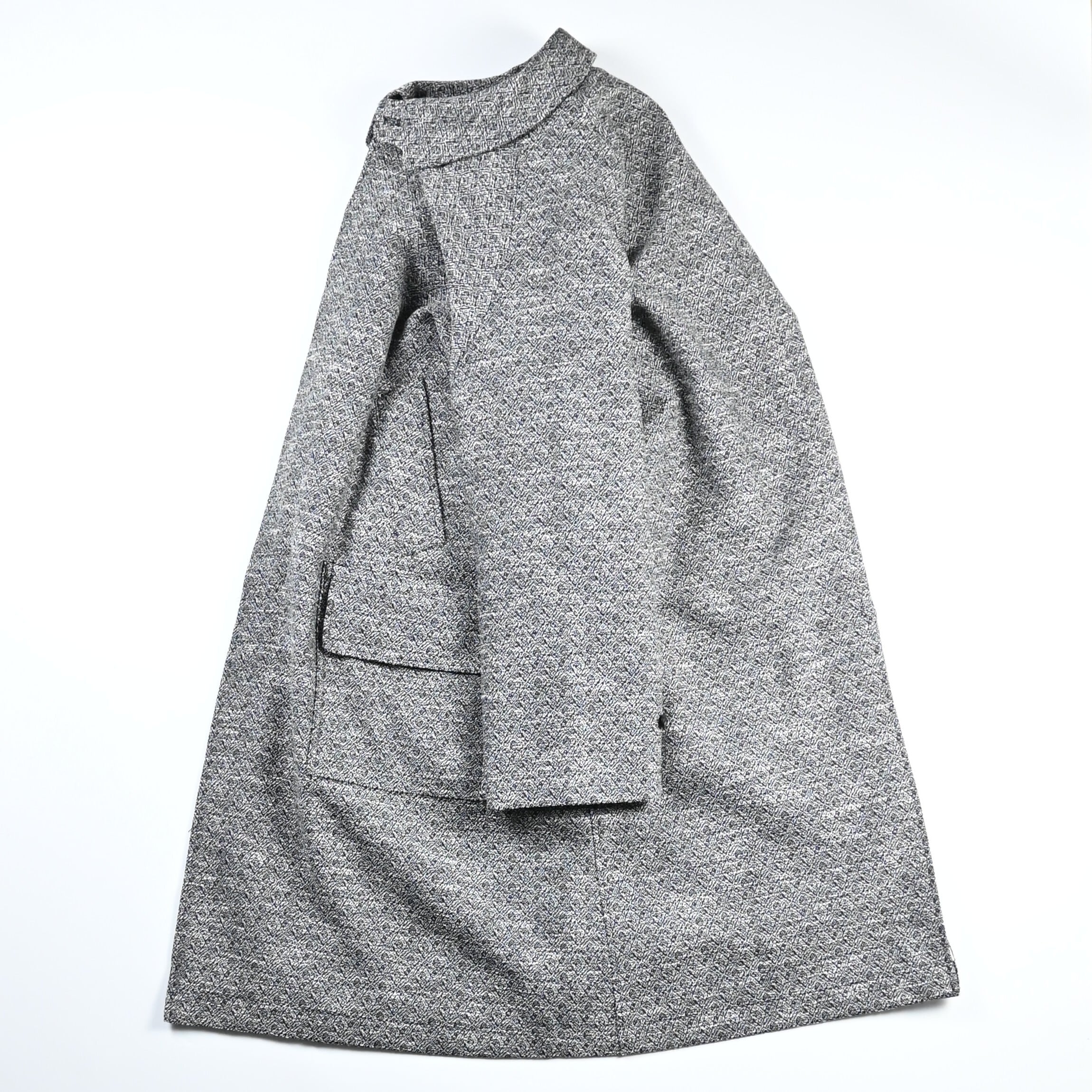 INTERIM / DOUBLE SIDED JACQUARD TWEED DEADSTOCK HYPER BIG HUNTING