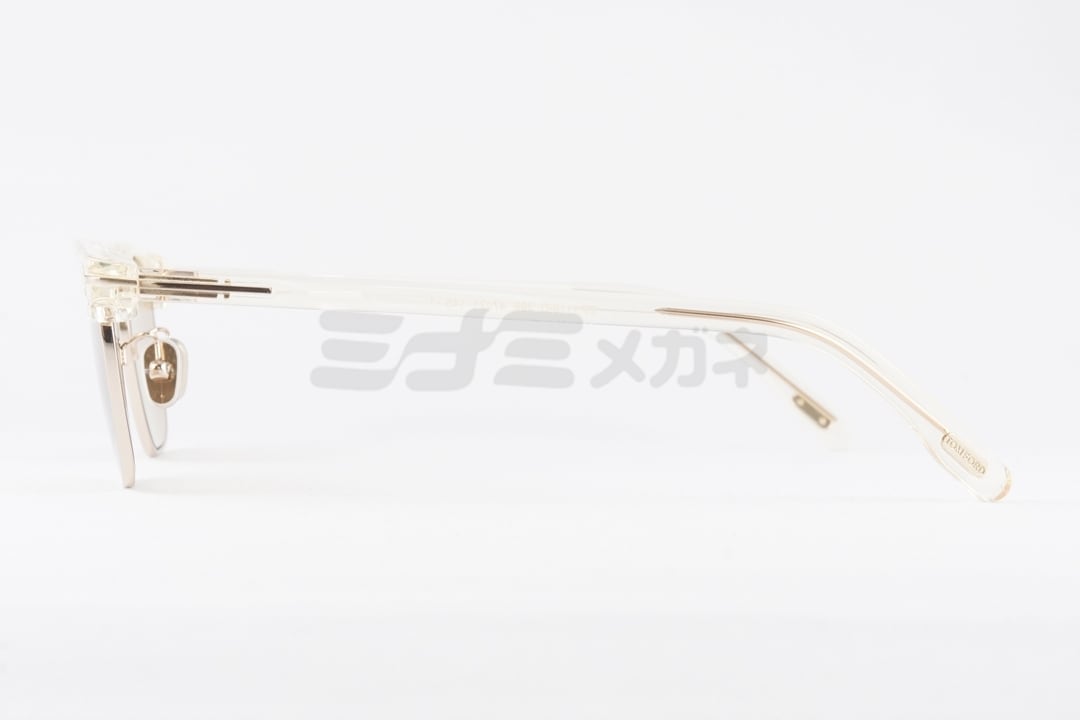 日本限定 TOM FORD クリア サングラス TF1119-D 39E サーモント ブロー