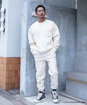 【#Re:room】HEAVY WAFFLE JOG PANTS［REP237］