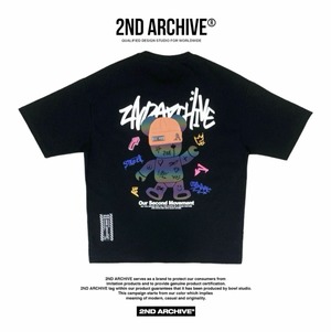 2ND030 2NDARCHIVE Tシャツ 韓国ファッション オーバーサイズ ユニセックス
