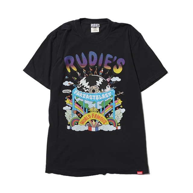 RUDIE'S / EARTH TEE / T SHIRT / Tシャツ / 半袖 / BLACK / 86677-3