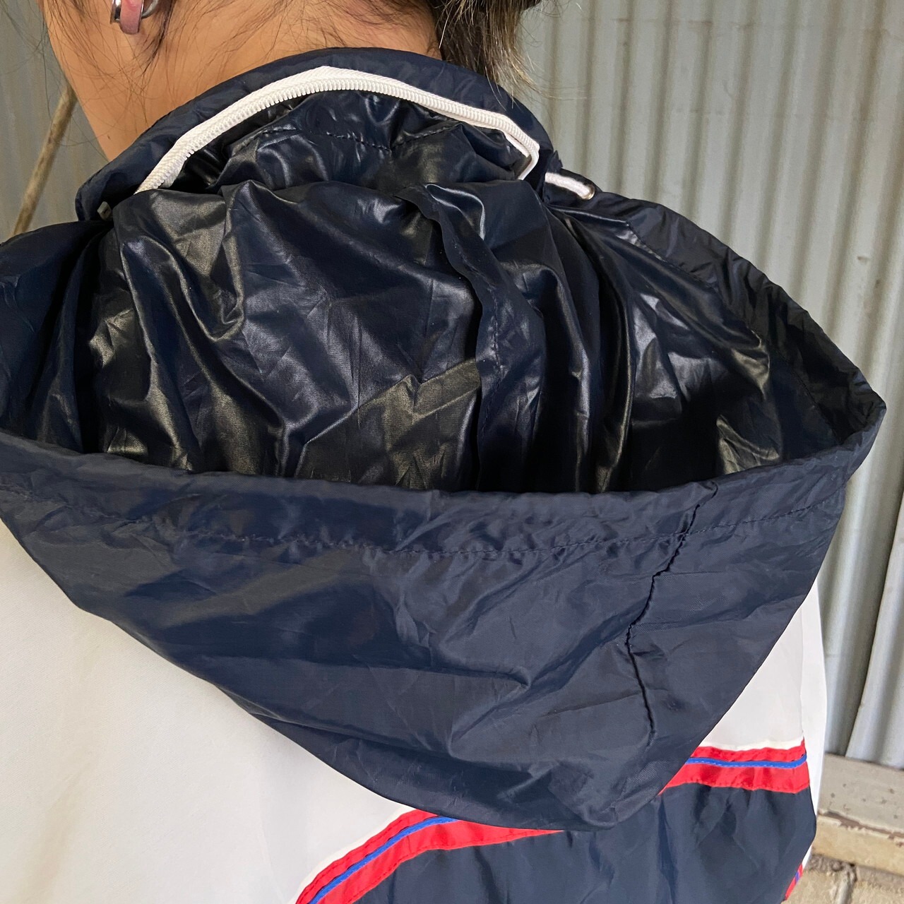 70年代 フランス製 adidas VENTEX アディダス ロゴプリント ナイロン 