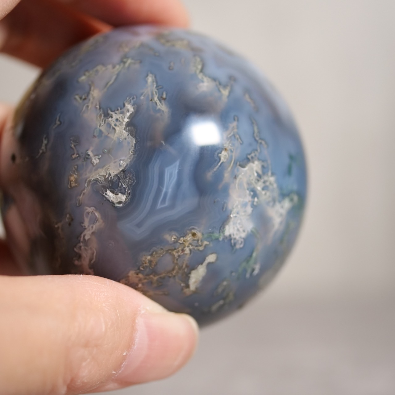 モスアゲート【φ5.9cm】 / スフィア