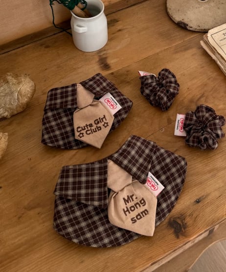 予約【tak!tak!tak!tak!】Maple Check Series|Necktie Cape